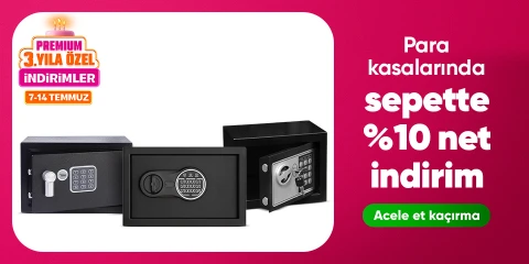 Para Kasalarında  Sepette Net %10 İndirim!