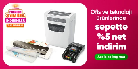 Ofis ve Teknoloji ürünlerinde  Sepette Net %5 İndirim!