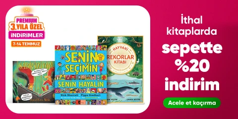 İthal kitaplarda sepette %20 indirim