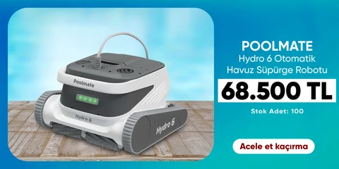 Poolmate Hydro 6 Otomatik Havuz Süpürge Robotu-Robotic Poll Cleaner 68.500 TL