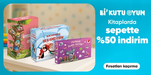 Kitaplarda  sepette %50 indirim
