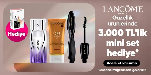 Güzellik ürünlerinde   3.000 TL'lik mini set hediye*