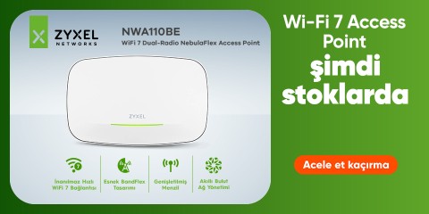 Zyxel Wi-Fi 7 Access Point Şimdi Stoklarda
