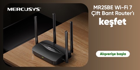 MR25BE Wi-Fi 7 Çift Bant Router'ı  keşfet
