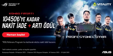 ASUS ROG Referans Programı'na Katılarak Ekstra nakit Ödül Kazanın
