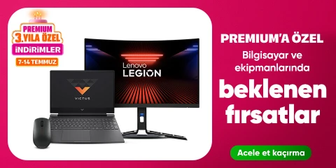 Premium 3.Yıla Özel Bilgisayar ve Ekipmanlarda Fırsatlar