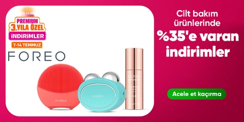 Cilt bakım ürünlerinde  %35'e varan indirimler