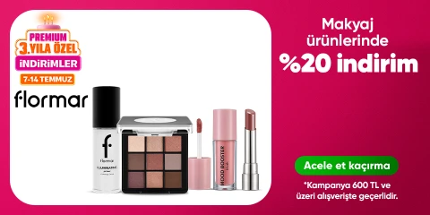 Makyaj ürünlerinde  %20 indirim