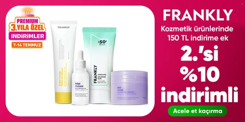 Kozmetik ürünlerinde  150 TL indirime ek 2.’si %10 indirimli
