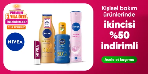 Kişisel bakım ürünlerinde  2.’si %50 indirimli