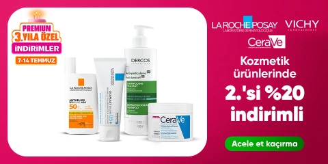 Kozmetik ürünlerinde  2.'si %20 indirimli