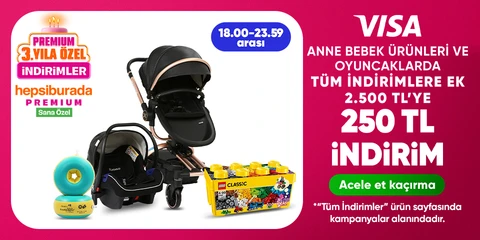 "Anne bebek ürünleri ve oyuncaklarda  tüm indirimlere ek 2.500 TL'ye 250 TL indirim CTA: Acele et kaçırma "