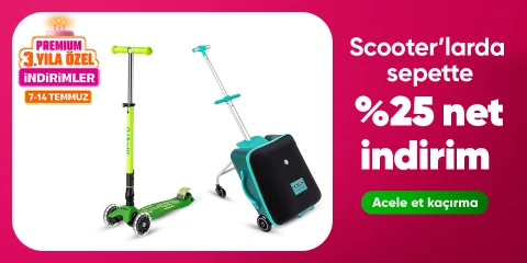 "Micro Scooterlarda 	Sepette Net %25 İndirim!"