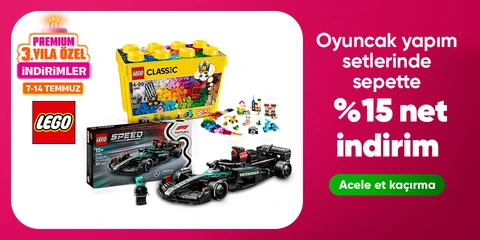 LEGO® Oyuncak Yapım Setlerinde Sepette Net %15 İndirim