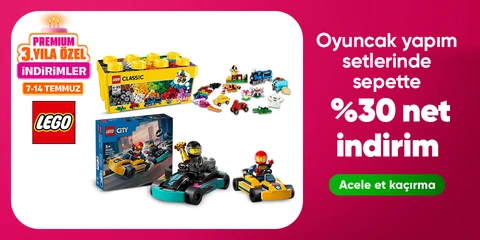LEGO® Oyuncak Yapım Setlerinde Sepette Net %20 İndirim