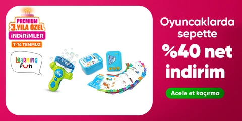 Learning Fun Oyuncaklarda Sepette Net %40 İndirim