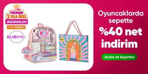 Bloomie Oyuncaklarda Sepette Net %40 İndirim