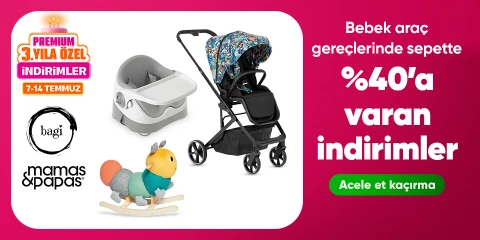 Bagi , Mamas & Papas Bebek Araç Gereçlerinde Sepette %40'a Varan İndirim 