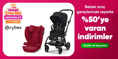 Cybex Bebek Araç Gereçlerinde Sepette %50' ye Varan İndirim