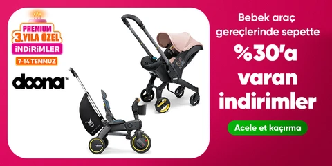 Doona Bebek Araç Gereçlerinde Sepette %30'a Varan İndirim