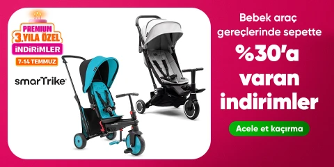 Smartrike Bebek Araç Gereçlerinde Sepette %30'a Varan İndirim