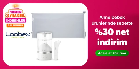 Loobex Anne Bebek Ürünlerinde Sepette Net %30 İndirim
