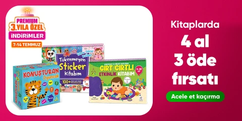Kitaplarda  4 al 3 öde fırsatı