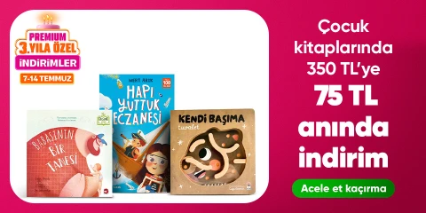 Çocuk kitaplarında  350 TL'ye 75 TL anında indirim