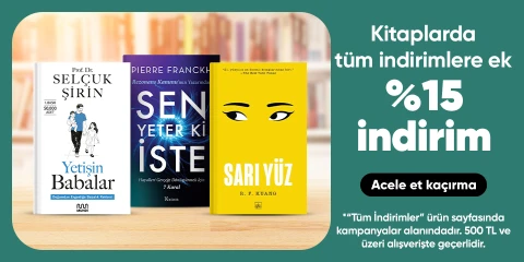 Kitaplarda  tüm indirimlere ek %15 indirim