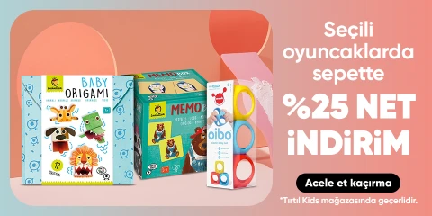 Tırtıl Kids Mağazasında Seçili Oyuncak Ürünlerinde Sepette Net %25 İndirim