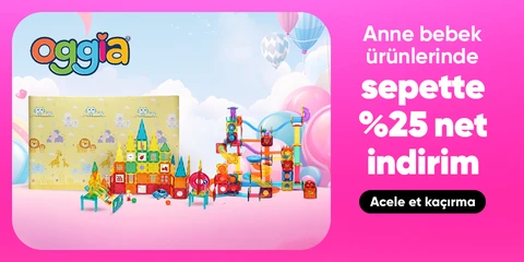 Oggia Manyetik Setler ve Anne Bebek Ürünlerinde Sepette Net %25 İndirim 