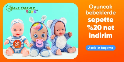 Global Toys Oyuncak Bebeklerde Sepette Net %20 İndirim