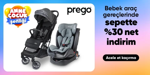 Prego Bebek Araç Gereçlerinde Sepette Net %30 İndirim