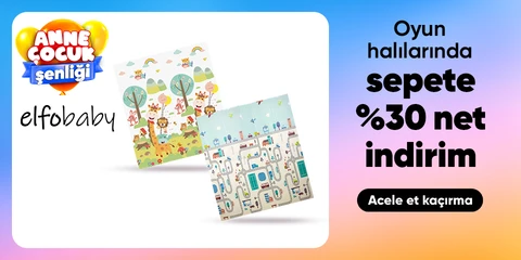 Elfobaby Oyun Halılarında Sepette net %30 İndirim