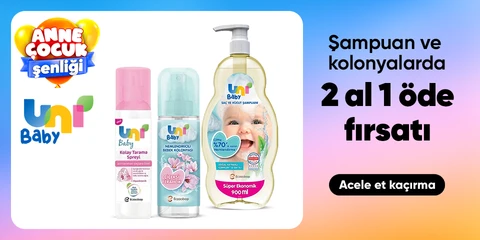 Unibaby Şampuan & Kolonyalarda 2 Al 1 Öde