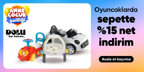 Dolu Marka Oyuncaklarda Sepette Net %15 İndirim!