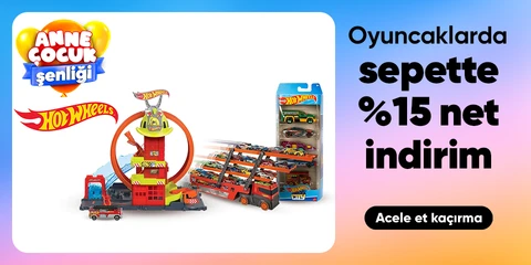 Seçili Hot Wheels Markalı Oyuncaklarda Sepette Net %15 İndirim