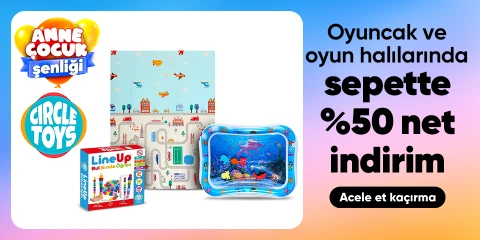 Circle Toys Oyuncak ve Oyun Halılarında Sepette Net %50 İndirim!