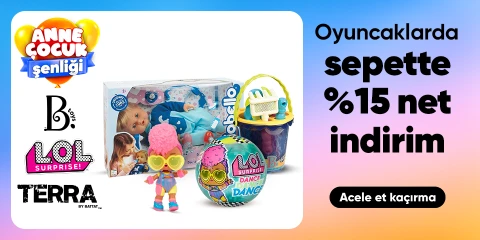 L.O.L, B.Toys, Terra Markalı Oyuncaklarda Sepette Net %15 İndirim