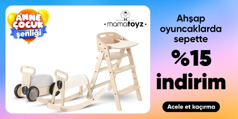 Mamatoyz Ahşap Oyuncaklarda Sepette %15 İndirim