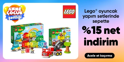 LEGO® Oyuncak Yapım Setlerinde Sepette Net %15 İndirim