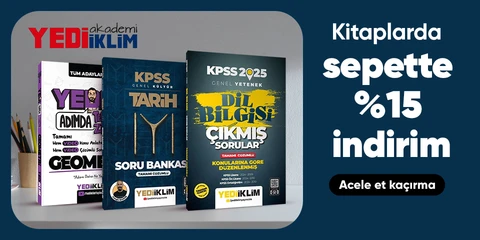 Kitaplarda  sepette %15 indirim