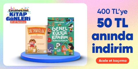 Çocuk kitaplarında  400 TL'ye 50 TL anında indirim