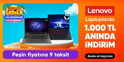 Lenovo Laptoplarda 1.000 TL Kupon