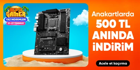 Anakartlarda 500 TL Kupon Fırsatı