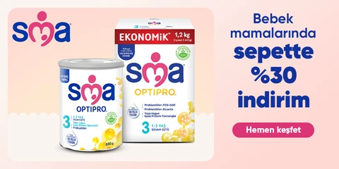 SMA Bebek Mamalarında Sepette %30 İndirim