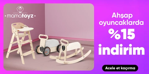 Mamatoyz Ahşap Oyuncaklarda %15 İndirim!
