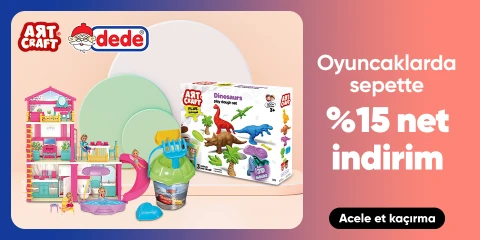 Dede & Art Craft Markalı Sepette Net %15 İndirim