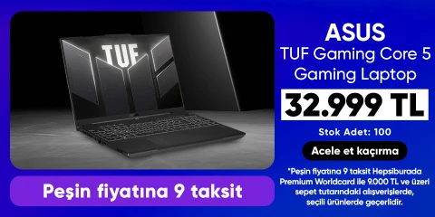 TUF Gaming Core 5 Gaming Laptop  32.999 TL