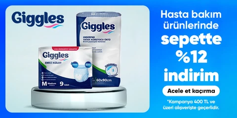 Hasta bakım ürünlerinde  sepette %12 indirim